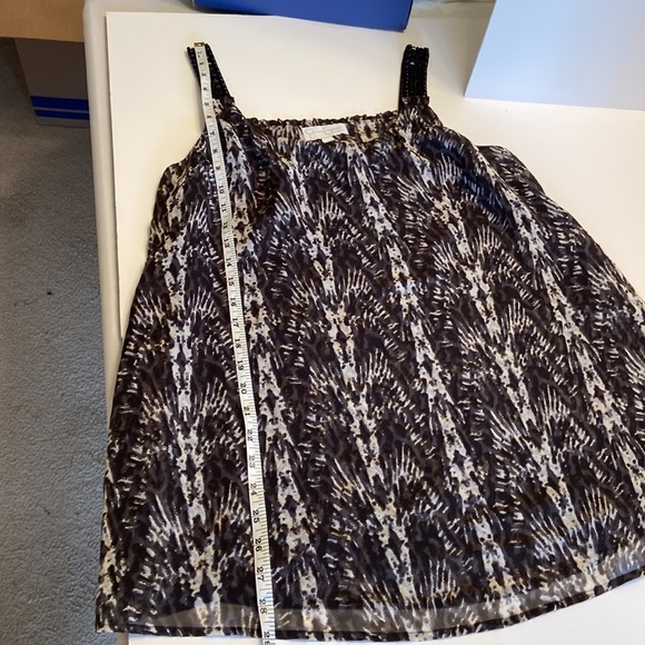 Jessica Simpson Black/White Print Sleeveless Maternity Blouse Size Mediu… - Picture 12 of 12